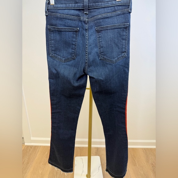 Veronica Beard Women's Carolyn Blue Jeans with Red Stripe -Size 25 - Picture 4 of 4